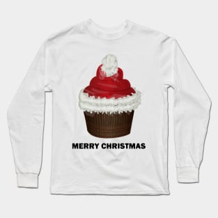 Cupcake Christmas Long Sleeve T-Shirt